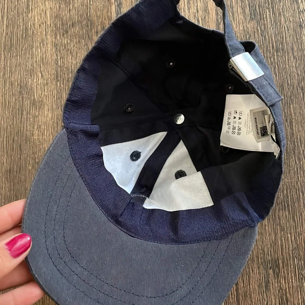 Moncler kids navy hat Size 50 My Son Wore Baby To 4 Years